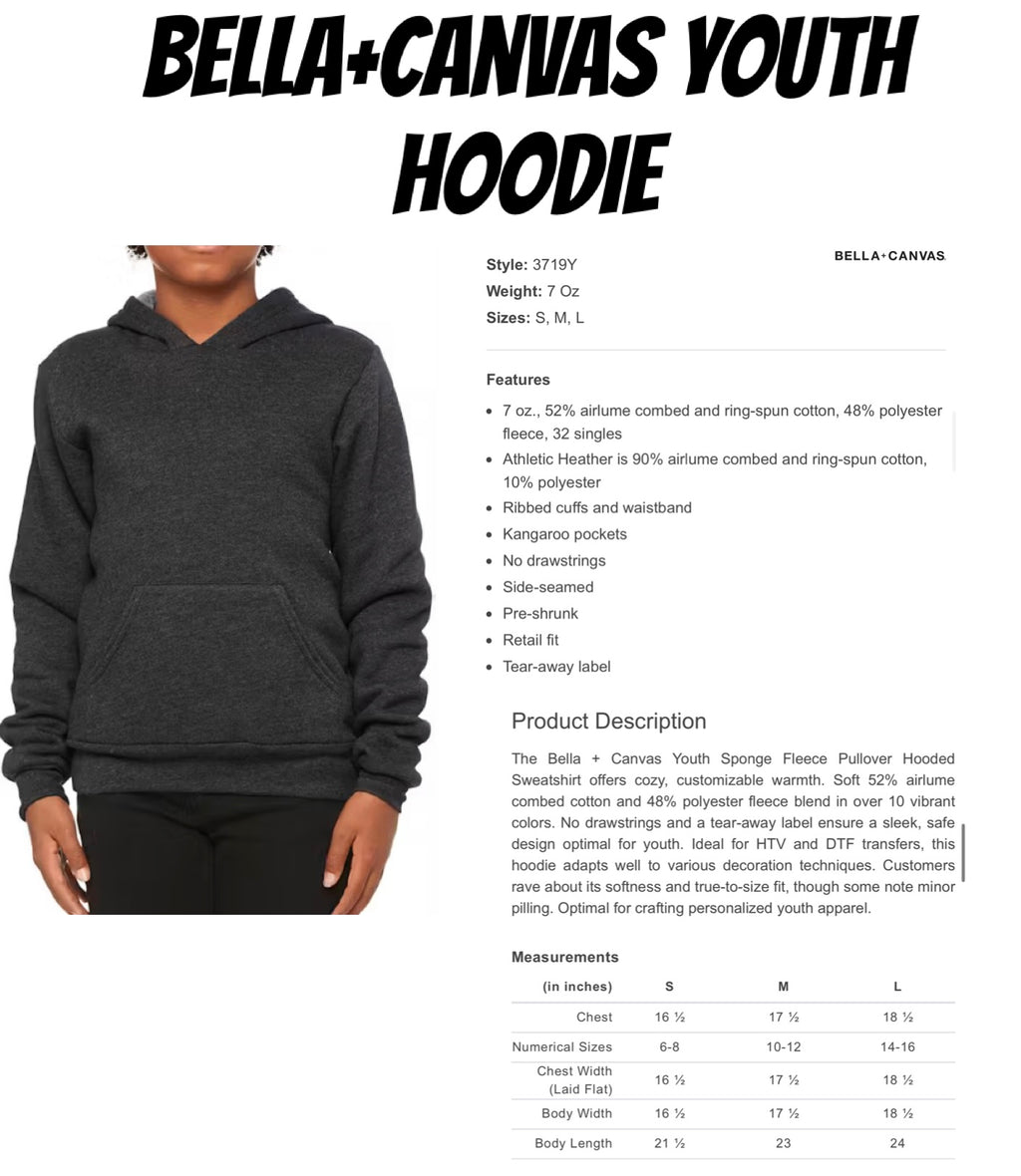 Bella+ Canvas Hoodie